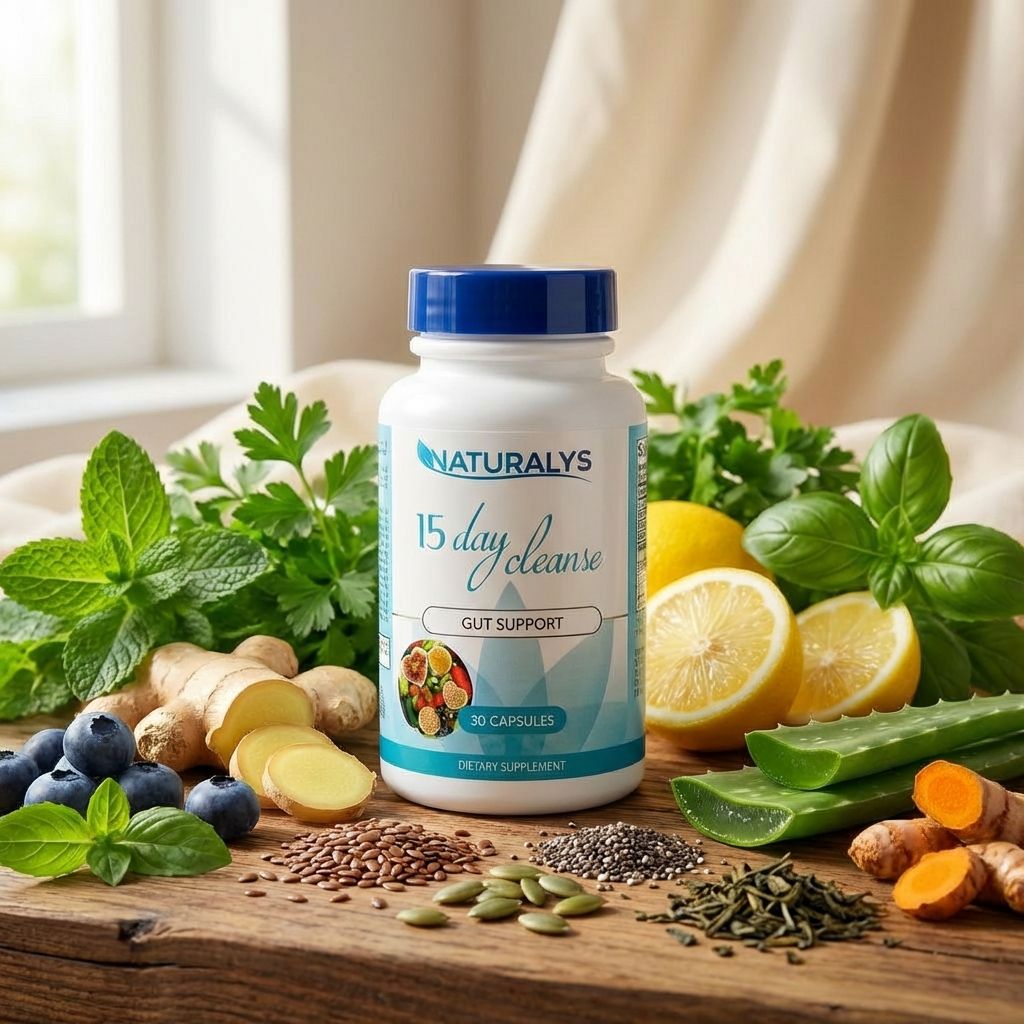 15 Days Cleanse, Limpieza intestinal y alivio del hinchazón abdominal