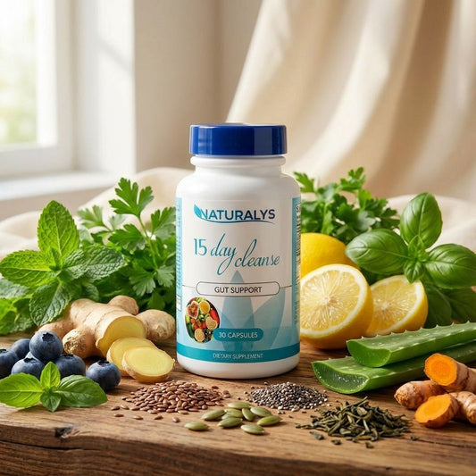 15 Days Cleanse, Limpieza intestinal y alivio del hinchazón abdominal